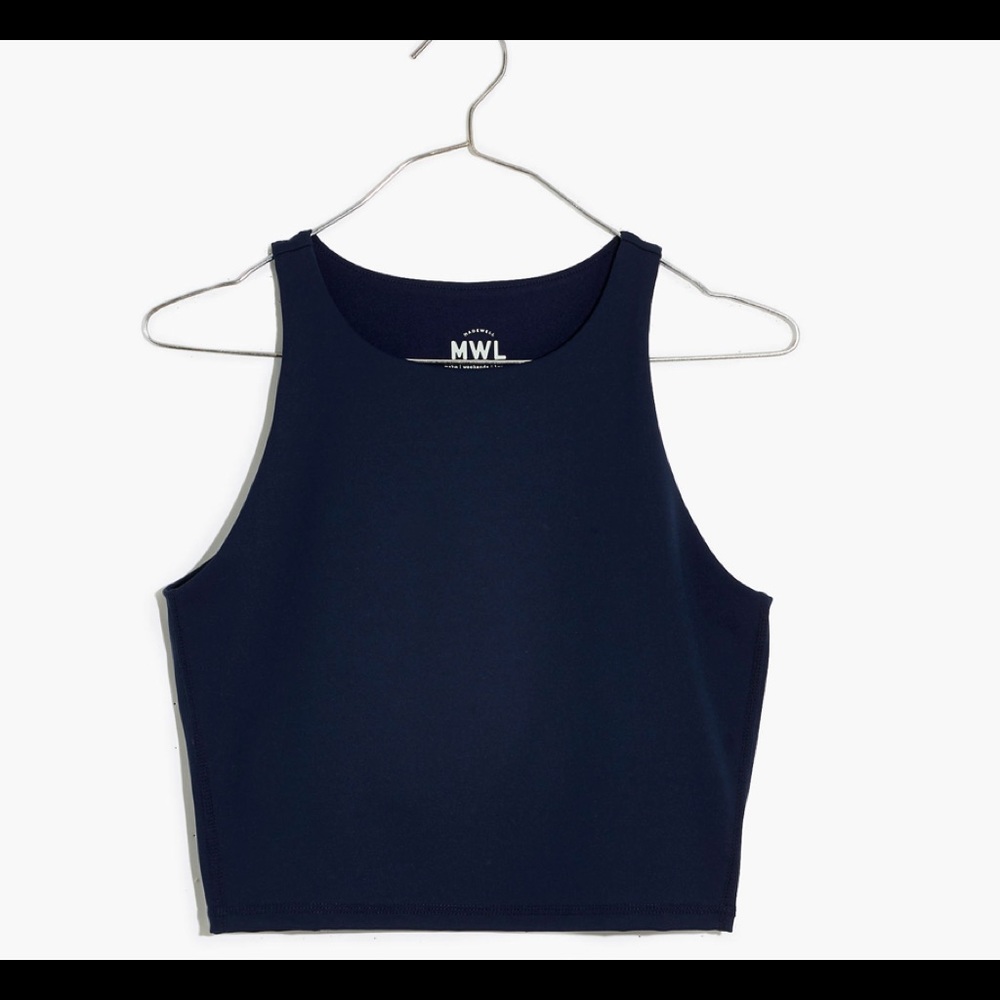 Madewell MWL Racerback Crop Top. NWT